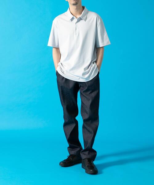 URBAN RESEARCH ROSSO MEN(アーバンリサーチロッソメン)の「『XLサイズあり』『UR TECH』防汚加工リラックス半袖ポロシャツ(ポロシャツ・メンズ・ホワイト/ブラック/ネイビー/ライトグレー・X-LARGE/SMALL/MEDIUM/LARGE)」の16枚目の写真