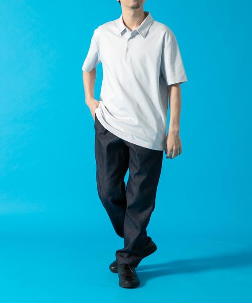 URBAN RESEARCH ROSSO MEN(アーバンリサーチロッソメン)の「『XLサイズあり』『UR TECH』防汚加工リラックス半袖ポロシャツ(ポロシャツ・メンズ・ホワイト/ブラック/ネイビー/ライトグレー・X-LARGE/SMALL/MEDIUM/LARGE)」の17枚目の写真