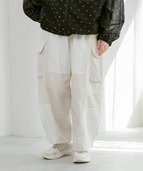 Kry clothing 留守番ののかコラボ　カーゴパンツ白 メンズ カーゴパンツ ZHHAN97 - AIGLE（エーグル）公式