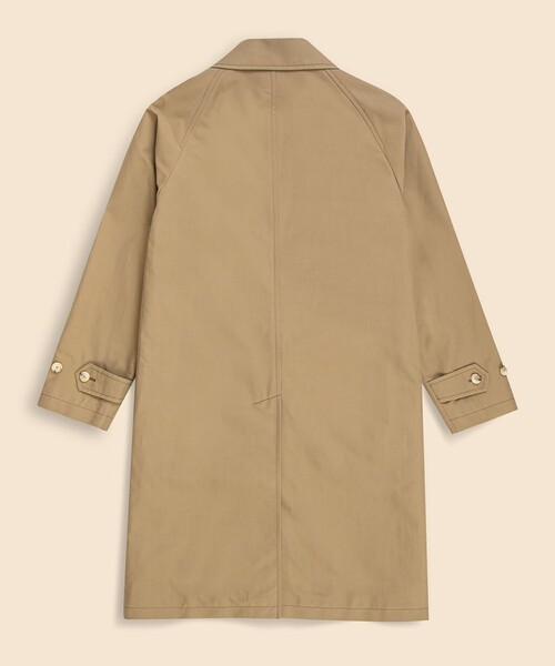 BROOKS BROTHERS(ブルックスブラザーズ)の「コットン/ウール ポプリン バルカラーコート(ステンカラーコート・メンズ・ベージュ・34SHT/36SHT/38SHT/40SHT)」の2枚目の写真