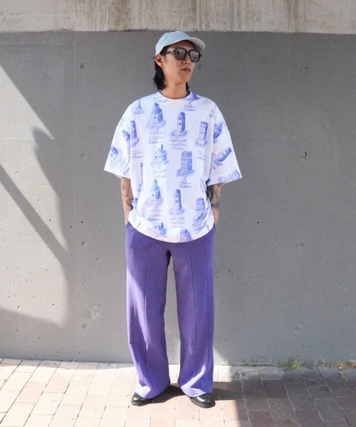 Dhruv Kapoor(ドゥルーフ・カプール)の「【Dhruv Kapoor】 PANELLED BAGGY SWEATPANTS(スウェットパンツ・メンズ・ブラック/グレー/ライラック・SMALL/MEDIUM)」の17枚目の写真