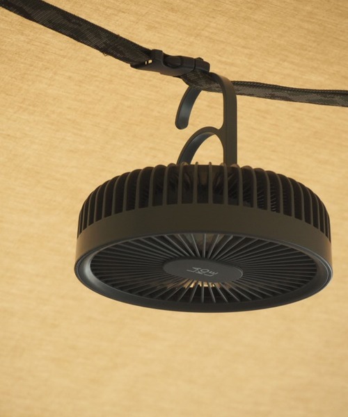 LAKOLE（ラコレ）の「【LEDライト付き／車内／脱衣所／キッチン】2WAYビックファン5S / 284563（生活家電・レディース・アイボリー/チャコールグレー・FREE）」の7枚目の写真