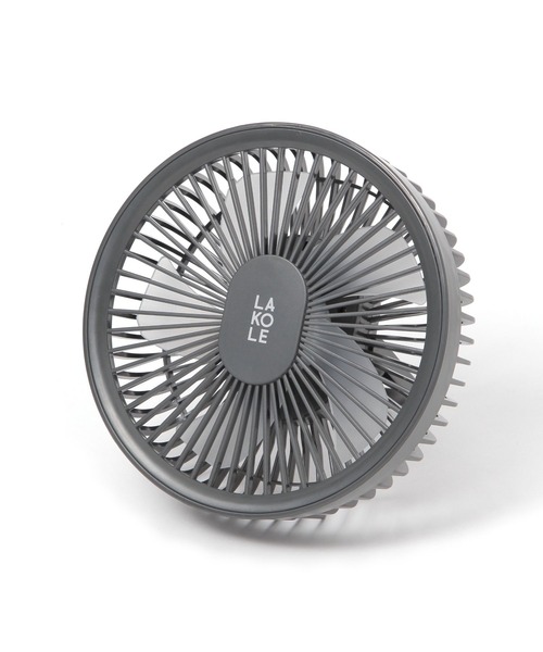 LAKOLE（ラコレ）の「【LEDライト付き／車内／脱衣所／キッチン】2WAYビックファン5S / 284563（生活家電・レディース・アイボリー/チャコールグレー・FREE）」の11枚目の写真