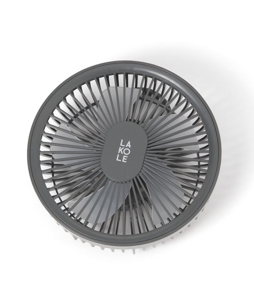 LAKOLE（ラコレ）の「【LEDライト付き／車内／脱衣所／キッチン】2WAYビックファン5S / 284563（生活家電・レディース・アイボリー/チャコールグレー・FREE）」の14枚目の写真