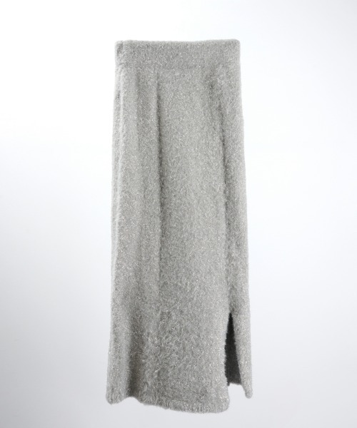 NOTREemor(ノートルエモア)の「glitter knit bustier x knit skirt(ワンピース・レディース・ライトベージュ/スモークグレー・FREE)」の13枚目の写真