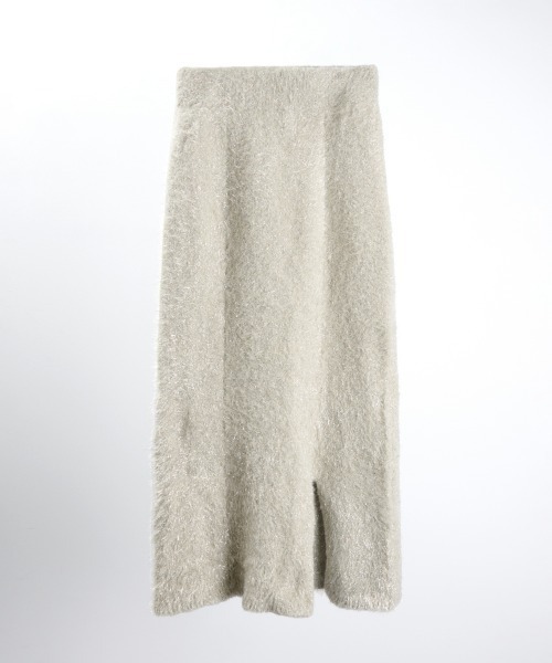 NOTREemor(ノートルエモア)の「glitter knit bustier x knit skirt(ワンピース・レディース・ライトベージュ/スモークグレー・FREE)」の18枚目の写真