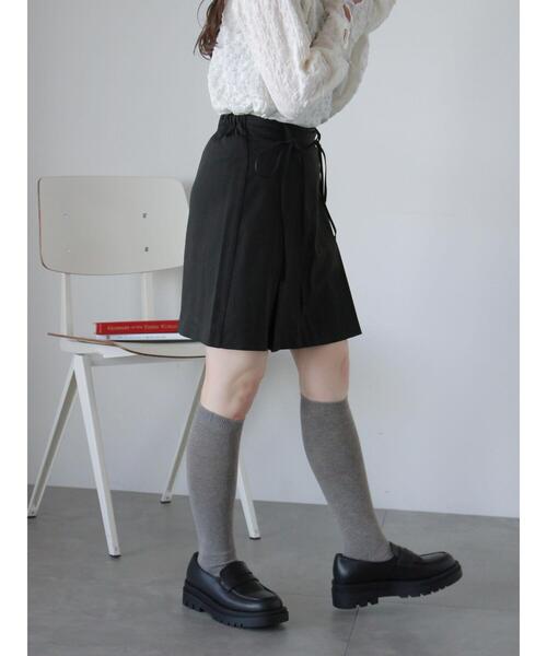 ehka sopo（エヘカソポ）の「ボックスプリーツミニスカート（スカート・レディース・グレー/ベージュ/ブラック・F）」の7枚目の写真