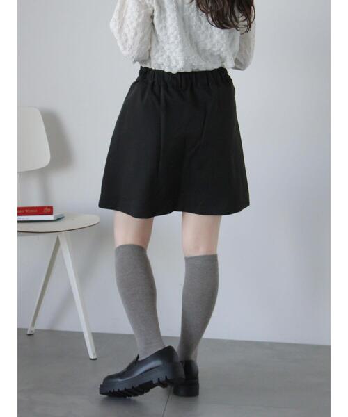 ehka sopo（エヘカソポ）の「ボックスプリーツミニスカート（スカート・レディース・グレー/ベージュ/ブラック・F）」の8枚目の写真