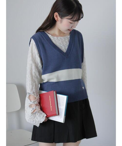 ehka sopo（エヘカソポ）の「ボックスプリーツミニスカート（スカート・レディース・グレー/ベージュ/ブラック・F）」の13枚目の写真