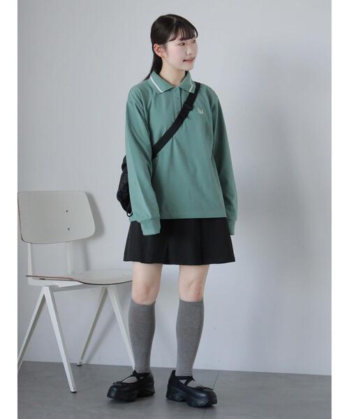 ehka sopo（エヘカソポ）の「ボックスプリーツミニスカート（スカート・レディース・グレー/ベージュ/ブラック・F）」の14枚目の写真