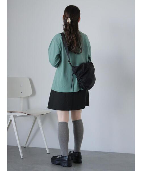 ehka sopo（エヘカソポ）の「ボックスプリーツミニスカート（スカート・レディース・グレー/ベージュ/ブラック・F）」の17枚目の写真