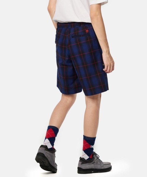 Timberland(ティンバーランド)の「Timberland TOKYO DESIGN COLLECTIVE Plaid Shorts(ティンバーランド TDC プレイド ショーツ)(その他パンツ・メンズ・ダークブルー/ブルー系・32inch/30inch/34inch)」の4枚目の写真
