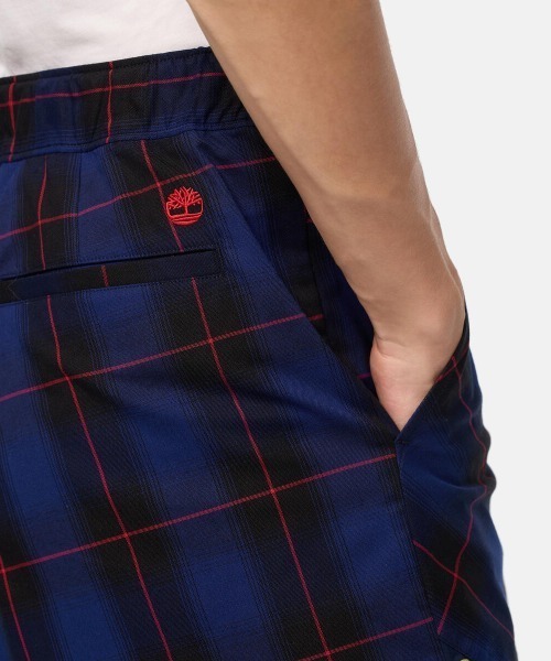 Timberland(ティンバーランド)の「Timberland TOKYO DESIGN COLLECTIVE Plaid Shorts(ティンバーランド TDC プレイド ショーツ)(その他パンツ・メンズ・ダークブルー/ブルー系・32inch/30inch/34inch)」の7枚目の写真