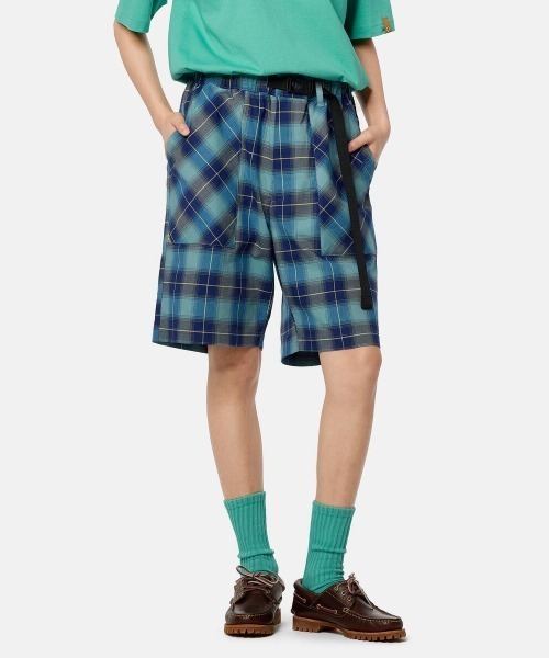 Timberland(ティンバーランド)の「Timberland TOKYO DESIGN COLLECTIVE Plaid Shorts(ティンバーランド TDC プレイド ショーツ)(その他パンツ・メンズ・ダークブルー/ブルー系・32inch/30inch/34inch)」の9枚目の写真