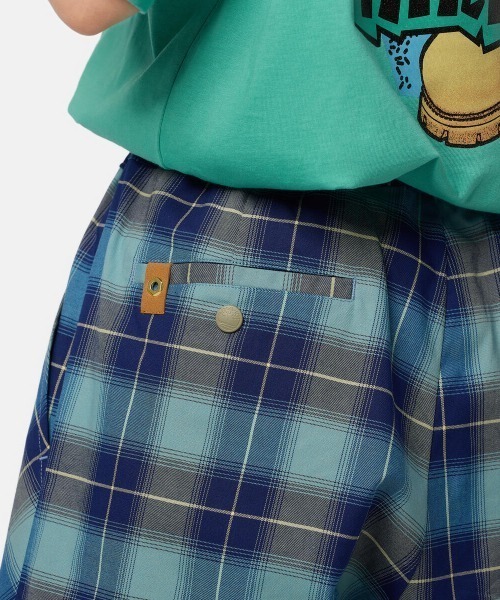 Timberland(ティンバーランド)の「Timberland TOKYO DESIGN COLLECTIVE Plaid Shorts(ティンバーランド TDC プレイド ショーツ)(その他パンツ・メンズ・ダークブルー/ブルー系・32inch/30inch/34inch)」の12枚目の写真