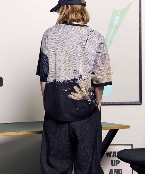 MAISON SPECIAL メゾンスペシャル コンテンポラリーアートTシャツ UNISEX》Prime-Over Contemporary Art Short Sleeve Crew Neck