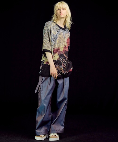 MAISON SPECIAL メゾンスペシャル コンテンポラリーアートTシャツ UNISEX》Prime-Over Contemporary Art Short Sleeve Crew Neck