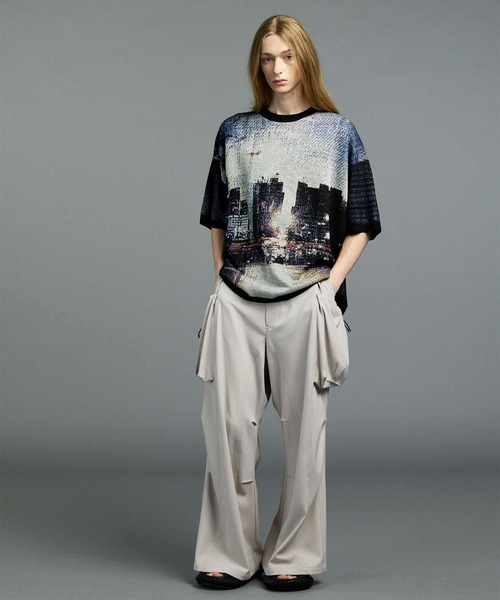 MAISON SPECIAL メゾンスペシャル コンテンポラリーアートTシャツ UNISEX》Prime-Over Contemporary Art Short Sleeve Crew Neck