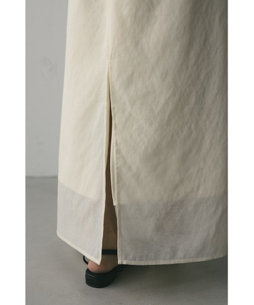 STYLEMIXER(スタイルミキサー)の「シアーレイヤードスカート【春服】新作(スカート・レディース・ブラック/アイボリー・SMALL/MEDIUM)」の13枚目の写真