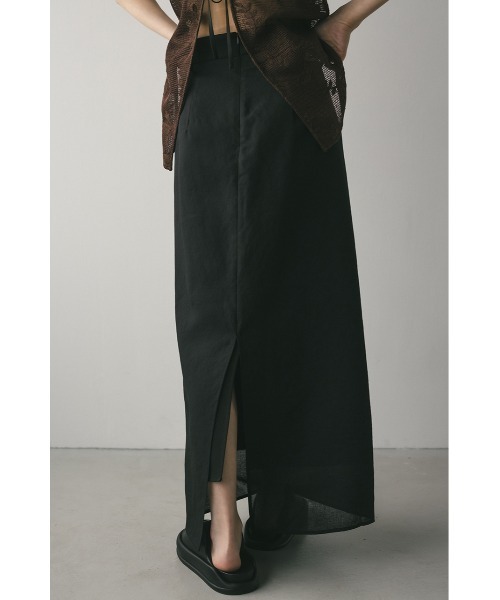 STYLEMIXER(スタイルミキサー)の「シアーレイヤードスカート【春服】新作(スカート・レディース・ブラック/アイボリー・SMALL/MEDIUM)」の19枚目の写真