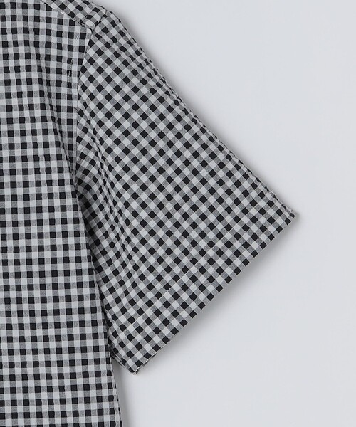 SHIPS(シップス)の「【WEB限定】SHIPS: 防シワ・吸水速乾 Drymix(R) シアサッカー ボタンダウン レギュラーカラー 半袖 シャツ(シャツ/ブラウス・メンズ・ブラック/ホワイト・SMALL/MEDIUM/LARGE/X-LARGE)」の9枚目の写真