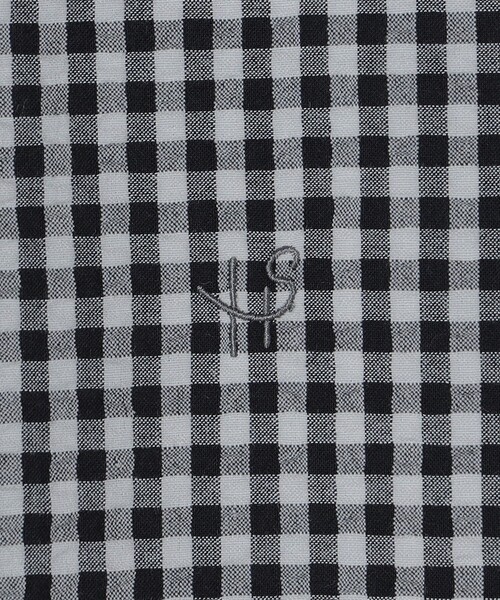 SHIPS(シップス)の「【WEB限定】SHIPS: 防シワ・吸水速乾 Drymix(R) シアサッカー ボタンダウン レギュラーカラー 半袖 シャツ(シャツ/ブラウス・メンズ・ブラック/ホワイト・SMALL/MEDIUM/LARGE/X-LARGE)」の6枚目の写真