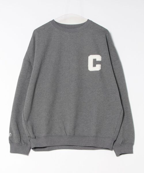 Catchup（ケチャップ）の「【Catchup】Catchup ワッペンスウェットトップス（大人サイズ）（Tシャツ/カットソー・レディース・ネイビー/チャコールグレー/ボルドー・S/M/L/XL）」の2枚目の写真