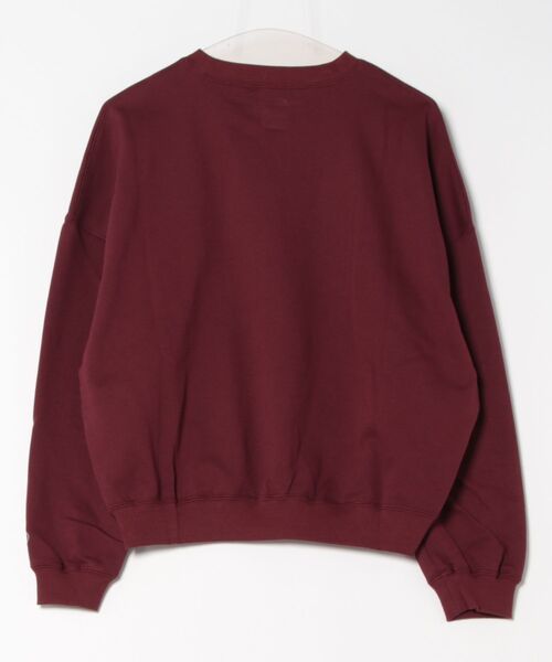 Catchup（ケチャップ）の「【Catchup】Catchup ワッペンスウェットトップス（大人サイズ）（Tシャツ/カットソー・レディース・ネイビー/チャコールグレー/ボルドー・S/M/L/XL）」の4枚目の写真