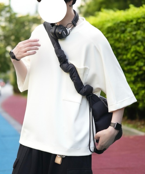 DOOPZ(ドープス)の「VISCOSE DOLMAN T-SHIRT - ビスコースドルマンTシャツ(Tシャツ/カットソー・メンズ・ホワイト/ブラック・SMALL/MEDIUM/LARGE)」の19枚目の写真