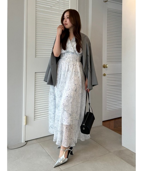 FRAY I.D（フレイアイディー）の「トーションナローストラップミュール（パンプス・レディース・ブラック/ブルー/シルバー・36/37/38）」の8枚目の写真