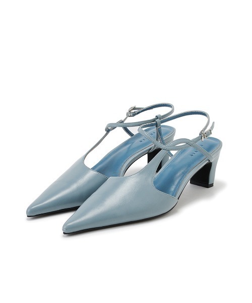 FRAY I.D（フレイアイディー）の「トーションナローストラップミュール（パンプス・レディース・ブラック/ブルー/シルバー・36/37/38）」の15枚目の写真