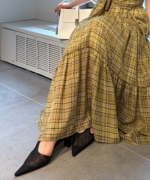 FRAY I.D（フレイアイディー）の「トーションナローストラップミュール（パンプス・レディース・ブラック/ブルー/シルバー・36/37/38）」の17枚目の写真