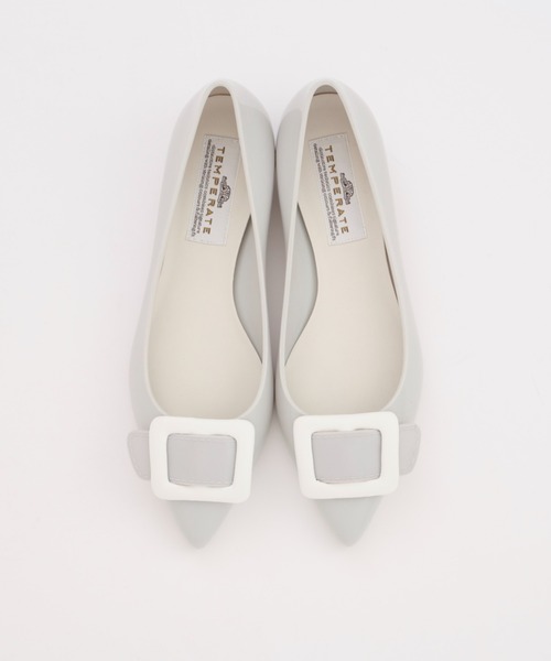 TEMPERATE（テンパレイト）の「TEMPERATE / テンパレイト NINA（レイン対応）（パンプス・レディース・クリアブラック/ネイビー/ブラック/モスグリーン系/ベージュ系/ライトグレー・36/37/38/39/40/41）」の3枚目の写真