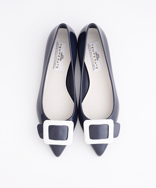 TEMPERATE（テンパレイト）の「TEMPERATE / テンパレイト NINA（レイン対応）（パンプス・レディース・クリアブラック/ネイビー/ブラック/モスグリーン系/ベージュ系/ライトグレー・36/37/38/39/40/41）」の22枚目の写真