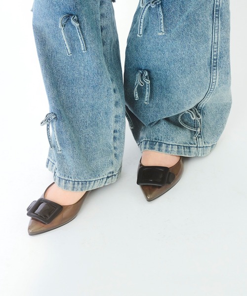 TEMPERATE（テンパレイト）の「TEMPERATE / テンパレイト NINA（レイン対応）（パンプス・レディース・クリアブラック/ネイビー/ブラック/モスグリーン系/ベージュ系/ライトグレー・36/37/38/39/40/41）」の9枚目の写真