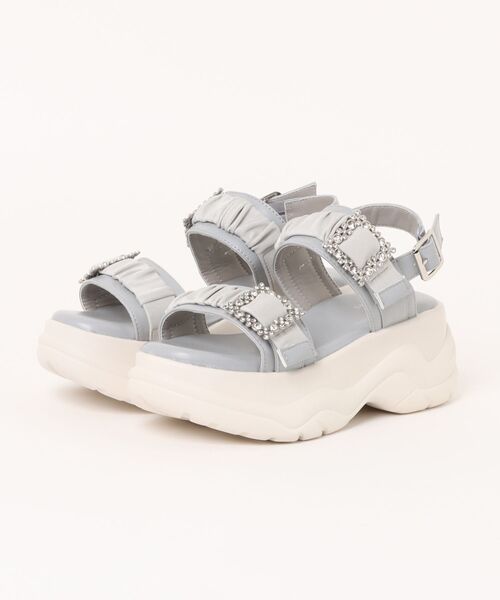 sesenta(セセンタ)の「【sesenta】レディースカジュアルサンダル(サンダル・レディース・ブルー/ブラック・S/M/L/LL)」の2枚目の写真