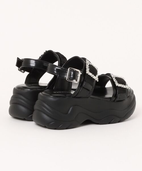 sesenta(セセンタ)の「【sesenta】レディースカジュアルサンダル(サンダル・レディース・ブルー/ブラック・S/M/L/LL)」の3枚目の写真