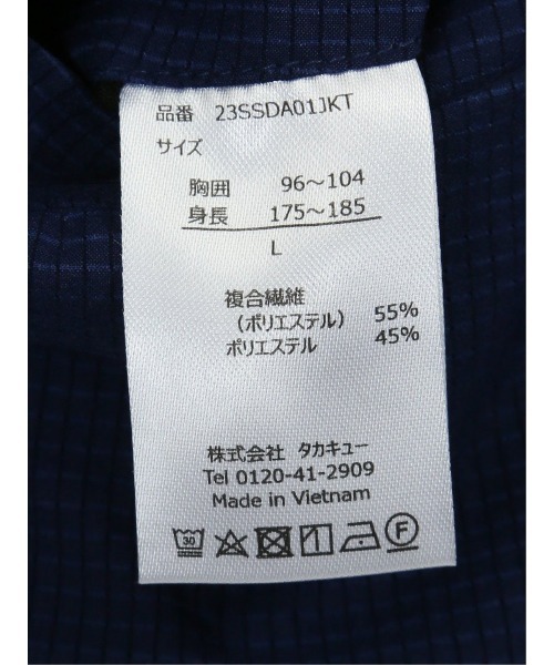 TAKA-Q（タカキュー）の「【ストレッチ】タカキュー ウォッシャブルドットエア 2ボタンジャケット（テーラードジャケット・メンズ・ネイビー/ブラック/カーキ・MEDIUM/LARGE/X-LARGE）」の10枚目の写真