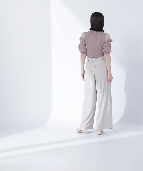 NATURAL BEAUTY BASIC(ナチュラルビューティーベーシック)の「<骨格ウェーブ>ハイウエストベルテッドパンツ(その他パンツ・レディース・グレー系その他/ピンク/ベージュ・SMALL/MEDIUM/P/S)」の18枚目の写真