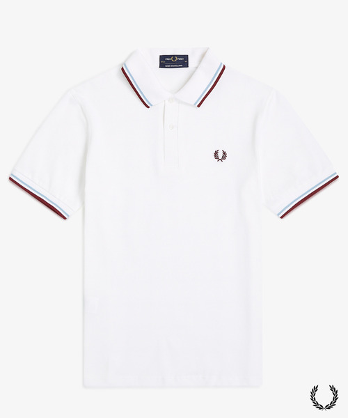 FRED PERRY(フレッドペリー)の「FRED PERRY / フレッドペリー M12 ティップライン フレッドペリーシャツ(ポロシャツ・メンズ・ブラック/ネイビー/ホワイト系その他・40/38/42)」の2枚目の写真