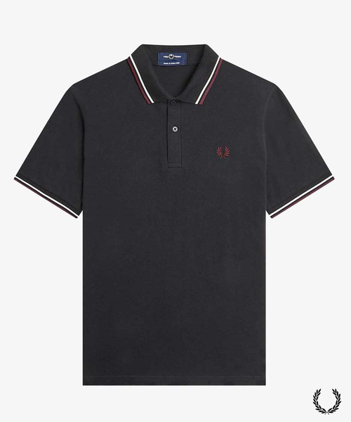 FRED PERRY(フレッドペリー)の「FRED PERRY / フレッドペリー M12 ティップライン フレッドペリーシャツ(ポロシャツ・メンズ・ブラック/ネイビー/ホワイト系その他・40/38/42)」の1枚目の写真