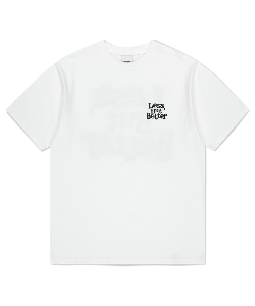 mahagrid マハグリッド 白 半袖 Tシャツ・カットソー XL(LL) mahagrid/マハグリッド』LESS BUT BETTER TEE /レタリング