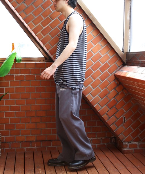 THRASHER（スラッシャー）の「THRASHER　デニム・カツラギペインターパンツ（デニムパンツ・メンズ・ベージュ/グレー/オフホワイト/ブルー系その他/ブラック系その他/ブルー・MEDIUM/LARGE/X-LARGE/SMALL）」の7枚目の写真