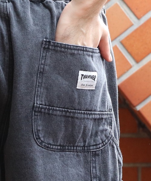 THRASHER（スラッシャー）の「THRASHER　デニム・カツラギペインターパンツ（デニムパンツ・メンズ・ベージュ/グレー/オフホワイト/ブルー系その他/ブラック系その他/ブルー・MEDIUM/LARGE/X-LARGE/SMALL）」の14枚目の写真