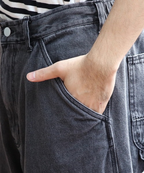 THRASHER（スラッシャー）の「THRASHER　デニム・カツラギペインターパンツ（デニムパンツ・メンズ・ベージュ/グレー/オフホワイト/ブルー系その他/ブラック系その他/ブルー・MEDIUM/LARGE/X-LARGE/SMALL）」の18枚目の写真