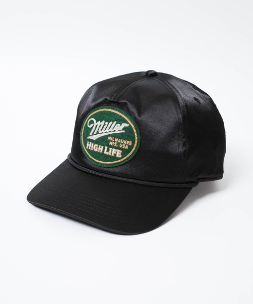 USA製 miller キャップ ブラック VINTAGE 企業 ビール ミラー セール】【AMERICAN NEEDLE/アメリカンニードル】Miller High
