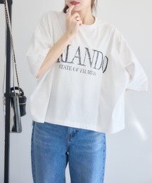 RU.TI.LE（ルチル）の「【RU.TI.LE】ビッグシルエットロゴT（Tシャツ/カットソー・レディース）」