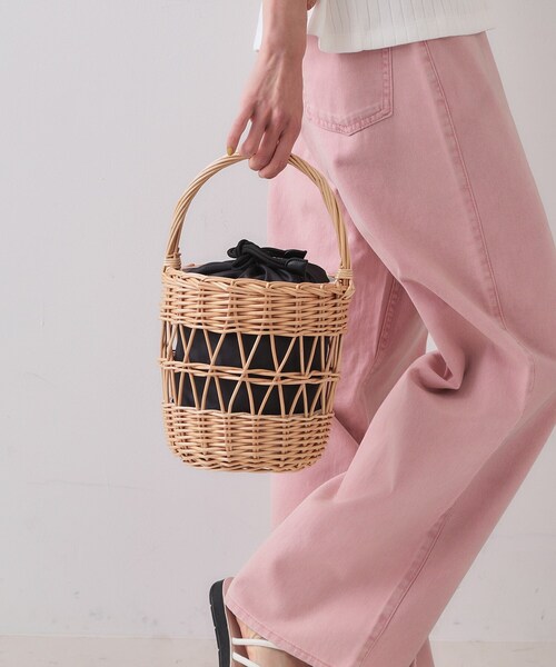 OPAQUE.CLIP（オペークドットクリップ）の「柳バスケットバッグ（ハンドバッグ・レディース・ブラック・00）」の2枚目の写真