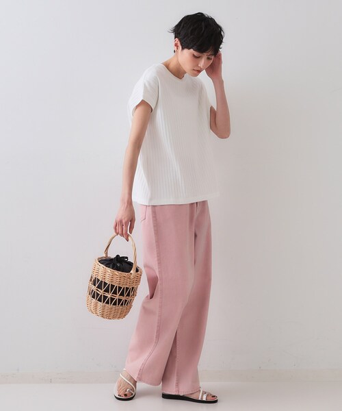 OPAQUE.CLIP（オペークドットクリップ）の「柳バスケットバッグ（ハンドバッグ・レディース・ブラック・00）」の3枚目の写真