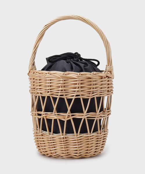 OPAQUE.CLIP（オペークドットクリップ）の「柳バスケットバッグ（ハンドバッグ・レディース・ブラック・00）」の6枚目の写真